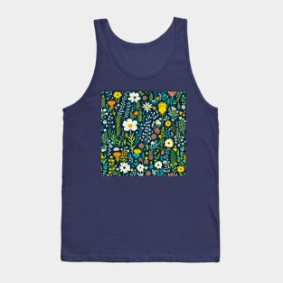 Wild Flowers Pattern Tank Top